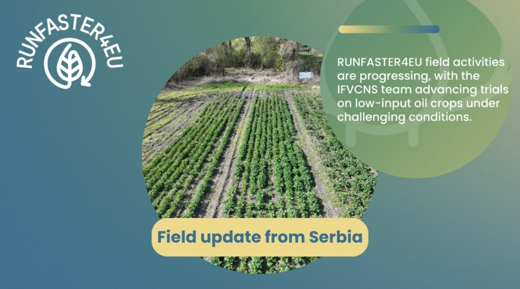 Field Progress in RUNFASTER4EU Update from Serbia
